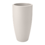 pure soft round high 40cm linen white